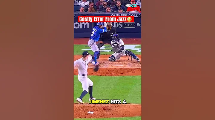Jazz Chisholm’s Costly Mistake vs Blue rays😳⚾