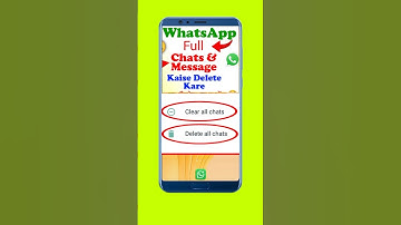 How To Clear All messages in watsup/Delete watsup chatl#shortfeed #shorts #youtubeshorts #viral