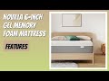 REVIEW (2026): Novilla 6-Inch Gel Memory Foam Mattress. Features