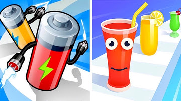 Battery Run 3d Vs Juice Run ❇️✅All New Max Big Update Walkthrough android iOS gameplay