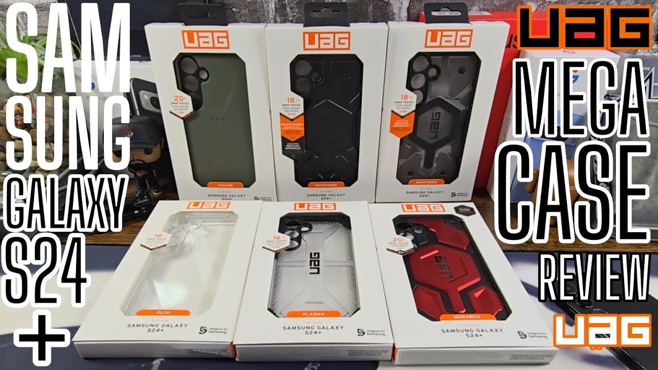 Обзоры чехлов UAG Monarch, Pathfinder, Plyo, Plasma и Civilian для Samsung Galaxy S24 Plus