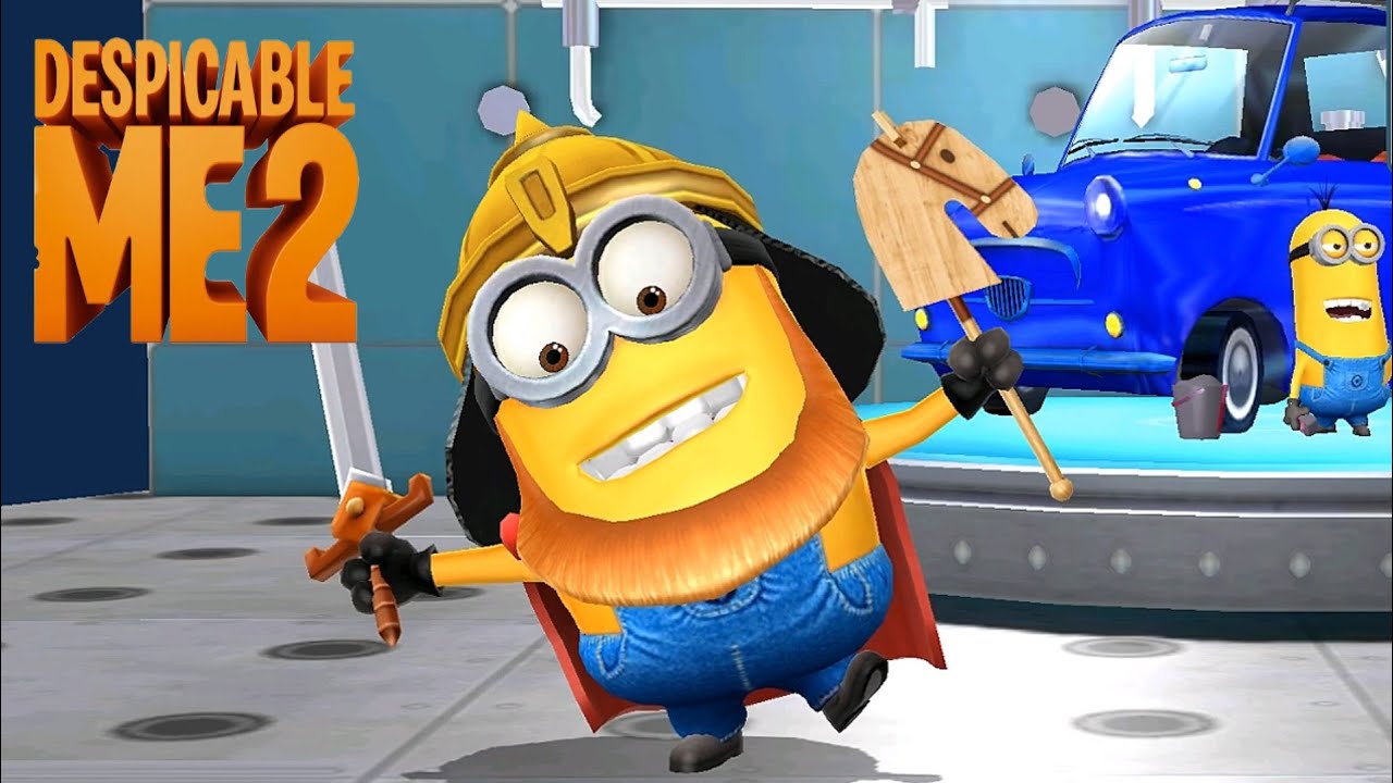 Despicable Me 2 Minion Rush Bogatyr minion fullscreen gameplay