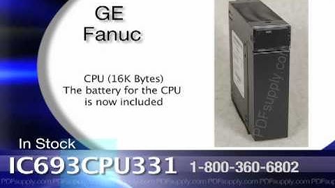 IC693CPU331 | GE Fanuc Series 90-30 | In Stock! Call 800.360.6802