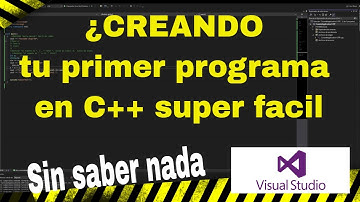 Crea tu primer programa en C++ (Y funciona!)