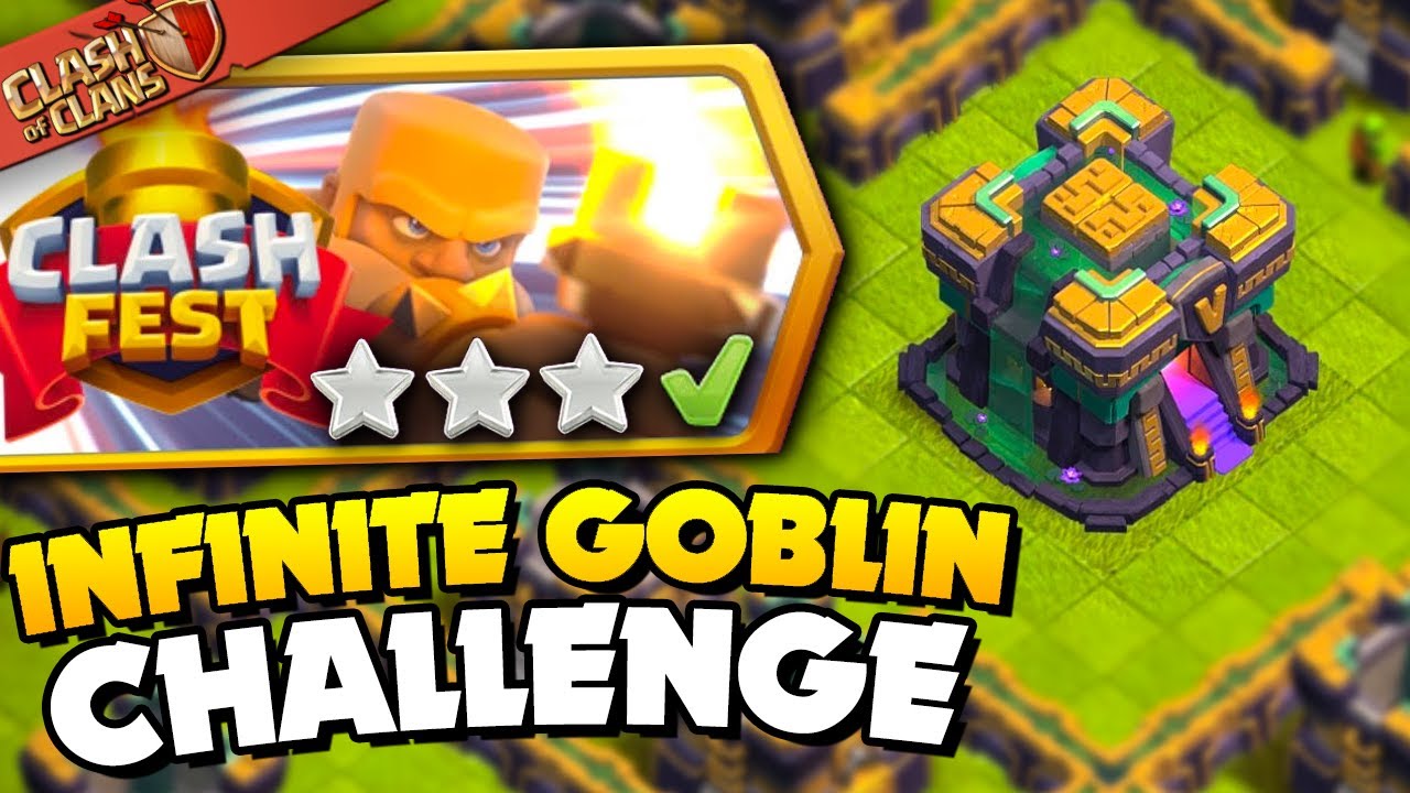 Easily 3 Star the Infinite Goblin Challenge (Clash of Clans) - YouTube