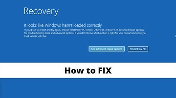 How to Fix Windows has not loaded correctly error - It looks like Windows didn