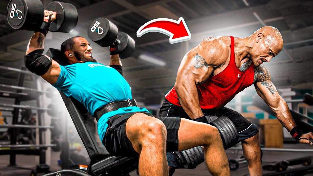 I Trained Like THE ROCK For 24 Hours!