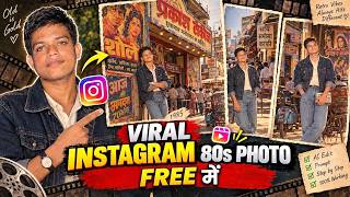Instgram Trending 80s Look Photo Editing Prompt🔥 | ChatGPT 80s Trend Prompt | Viral AI Photo Prompts