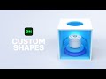 Customiseable 3D Shapes in Adobe Dimension