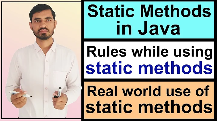 Static Methods in Java (Hindi) || Static Keyword in Java