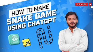 CREATE Your Own SNAKE Game with ChatGPT in 5 minutes