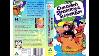 Start And End Of Bbc Childrens Sensational Summer Fun Vhs Monday 3Rd June 1996