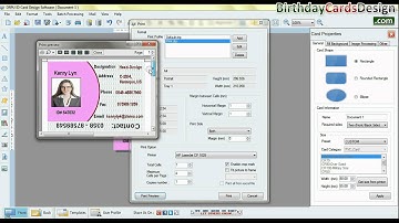 Easy to design and print ID card using ID card design software