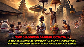 HARI KELAHIRAN KEMBAR BUNCING‼️KELAHIRAN YANG HARUS DIUPACARAI KHUSUS SEBELUM MEMBAWA BENCANA LETEH