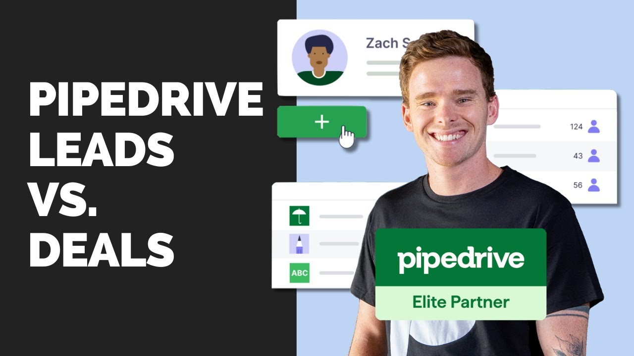 Pipedrive leads vs deals - YouTube