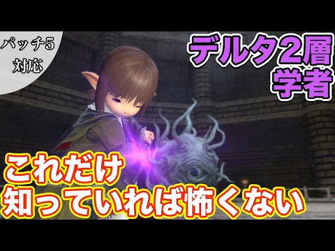 【FF14】オメガデルタ2層に学者(ヒーラー)で挑戦【これだけ知っていれば怖くないヒーラー編 2021年版】