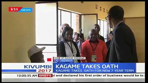 Rwanda Decides : Paul Kagame takes oath