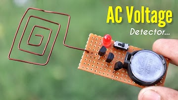 How to make Non Contact ⚡ Voltage ⚡ Tester | AC Voltage Detector