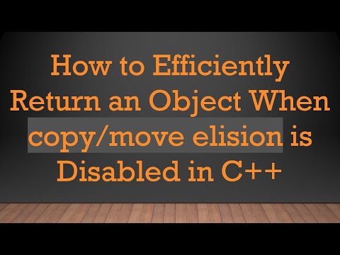 How to Efficiently
