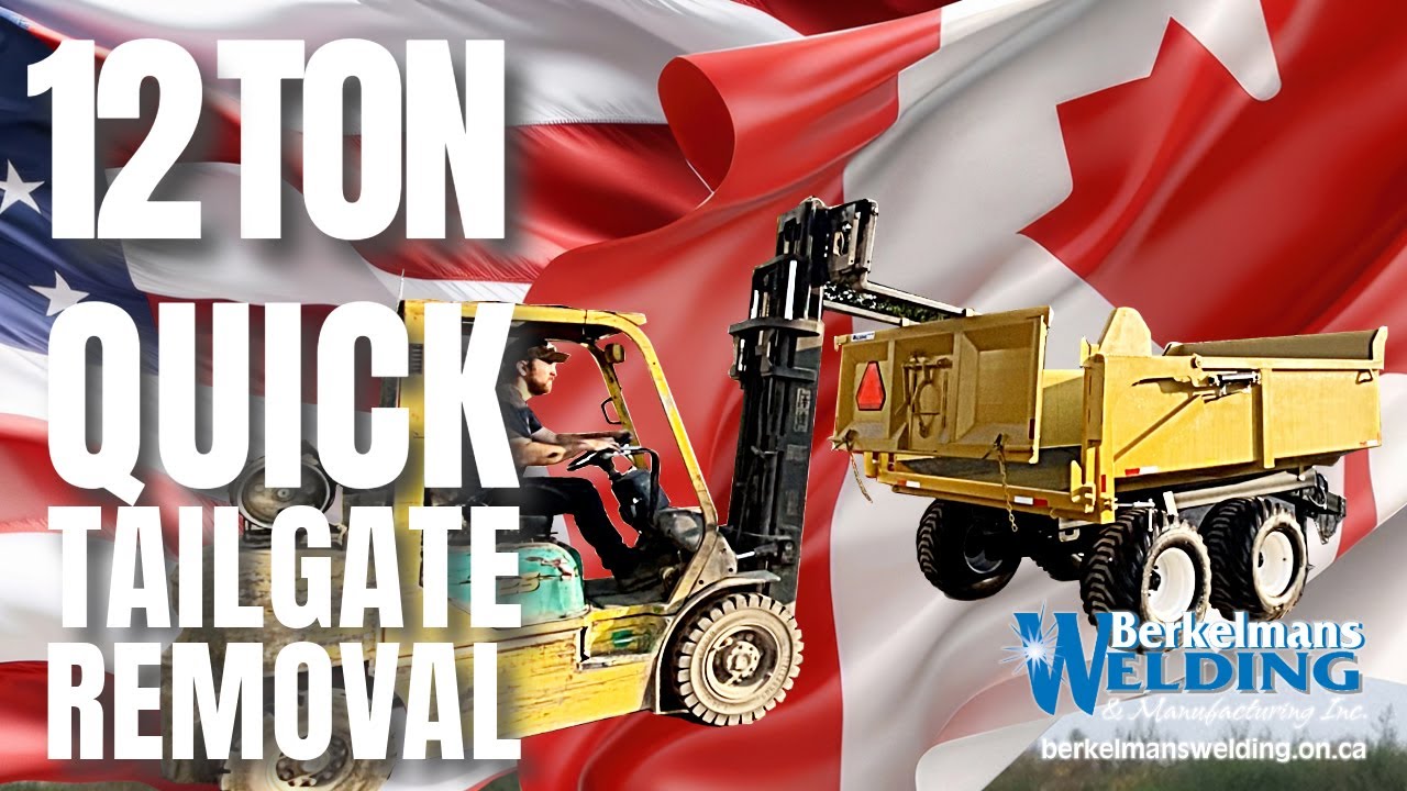 12-Ton Dump Trailer Quick Removal Tailgate: Fast & Easy Solution