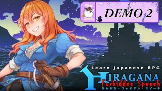 Learn Japanese Through Gaming! | Learn Japanese RPG: Hiragana Forbidden Speech | JRPG Demo Part 2
