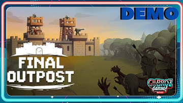 This game is great! Final Outpost Demo Gameplay, Post Apocalypse Top down RTS