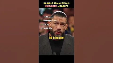 Roman reigns emotional moments
