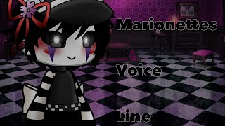 Celebrity Marionette’s (Puppet) Voice Lines || Gacha Life || By: David Near || READ PINNED COMMENT Wealth