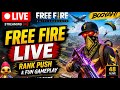 🔥 Free Fire LIVE 🔴 | Rank Push + Custom Room 😈