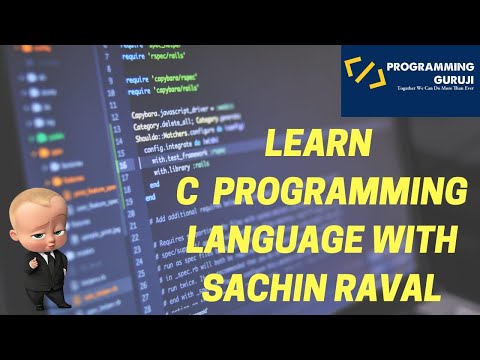 Learn C Programming Language In Hindi For Beginner |  Lesson -1 | C Language Tutorial