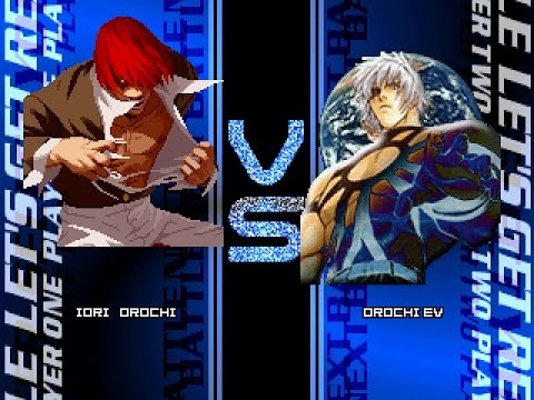 Mugen - KOF - Iori Yagami (XIV) vs. Orochi Kyo - 八神庵 vs. 大蛇京