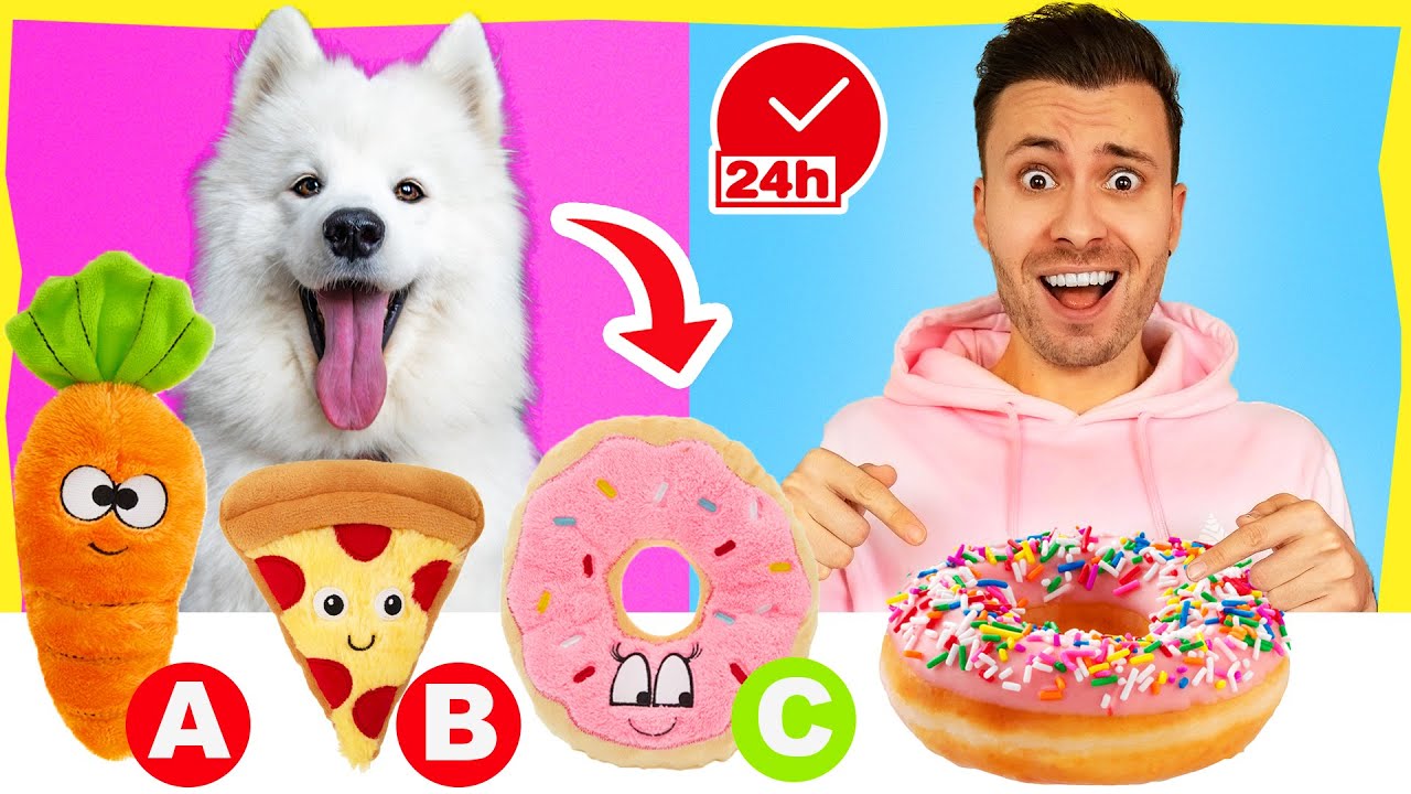 PACO DE HOND IS 1 DAG LANG DE BAAS! *Challenge* - YouTube