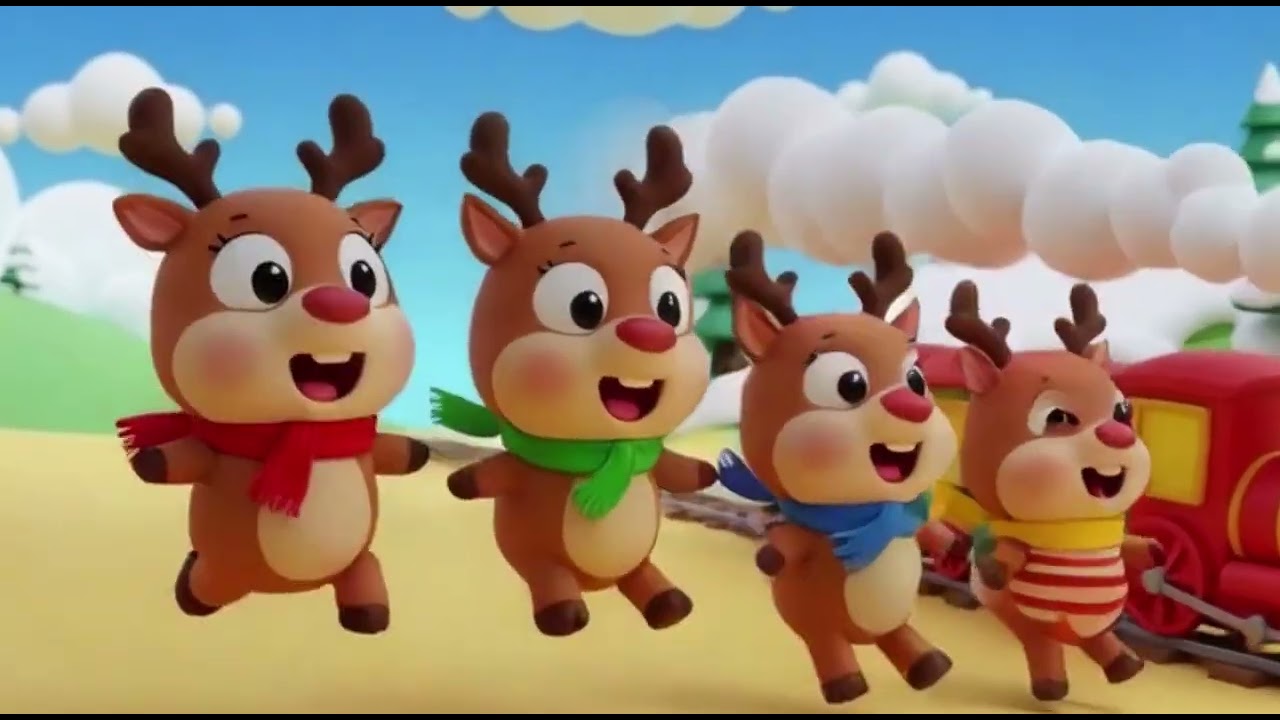 North Pole Number Train – Kids Counting Rhyme 🚂❄