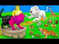 रंगीन शेर और जंगल का राजा सफेद शेर | Rangeen Sher Ki Kahani | Animals Stories