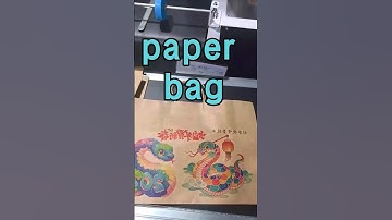 fully automatic paper bag digital printer #paperbag  #digitalprinter #automatic #csjprinter