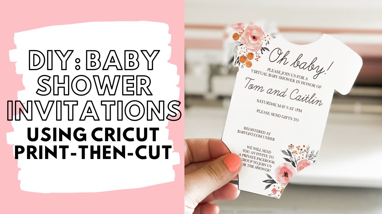 Download How To Create Baby Shower Invitations With A Cricut Craft E Corner