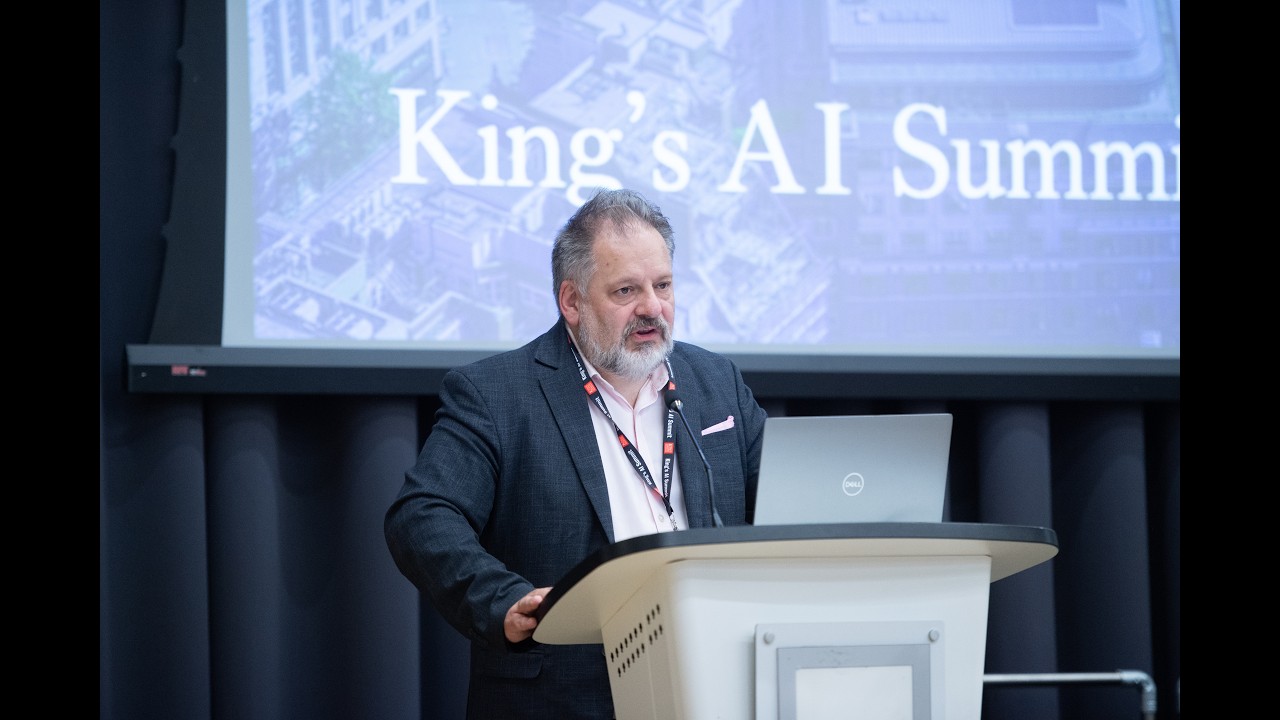 Howard Dawber OBE at the King's AI Summit