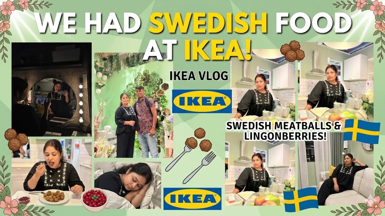 IKEA | Swedish Food| Travel vlog | #ikea #swedish #foodvlog #youtubeshorts @RoamingRoutes1797 