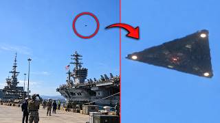 Full MASSIVE BLACK TRIANGLE UFO Caught on Military Camera… The Footage Is TERRIFYING! News