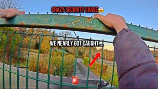 INSANE Security ESCAPE In An ABANDONED Activity Centre…