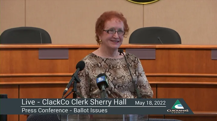 Sherry Hall Press Conference on Blurred Barcode Ba...