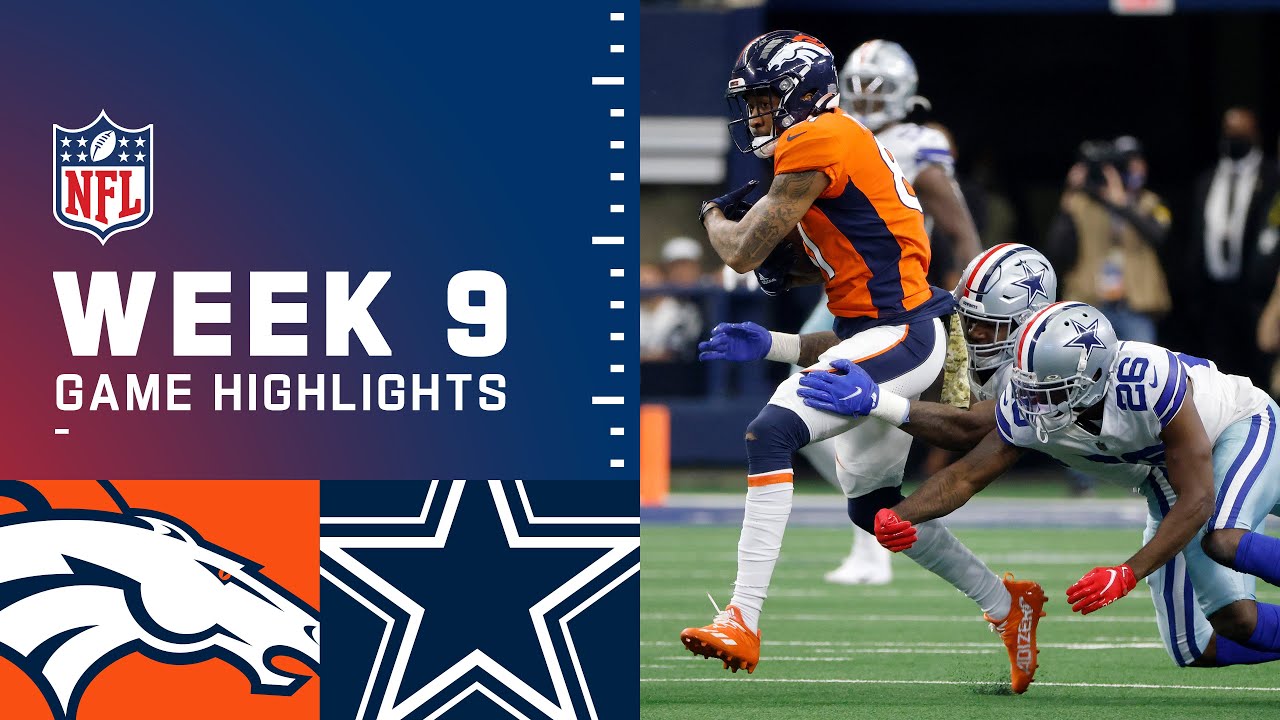 Broncos vs. Cowboys Week 9 Highlights