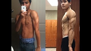 Epic 1 Year and a half Ectomorph  Transformation - Before and after (From Skinny to Muscular)