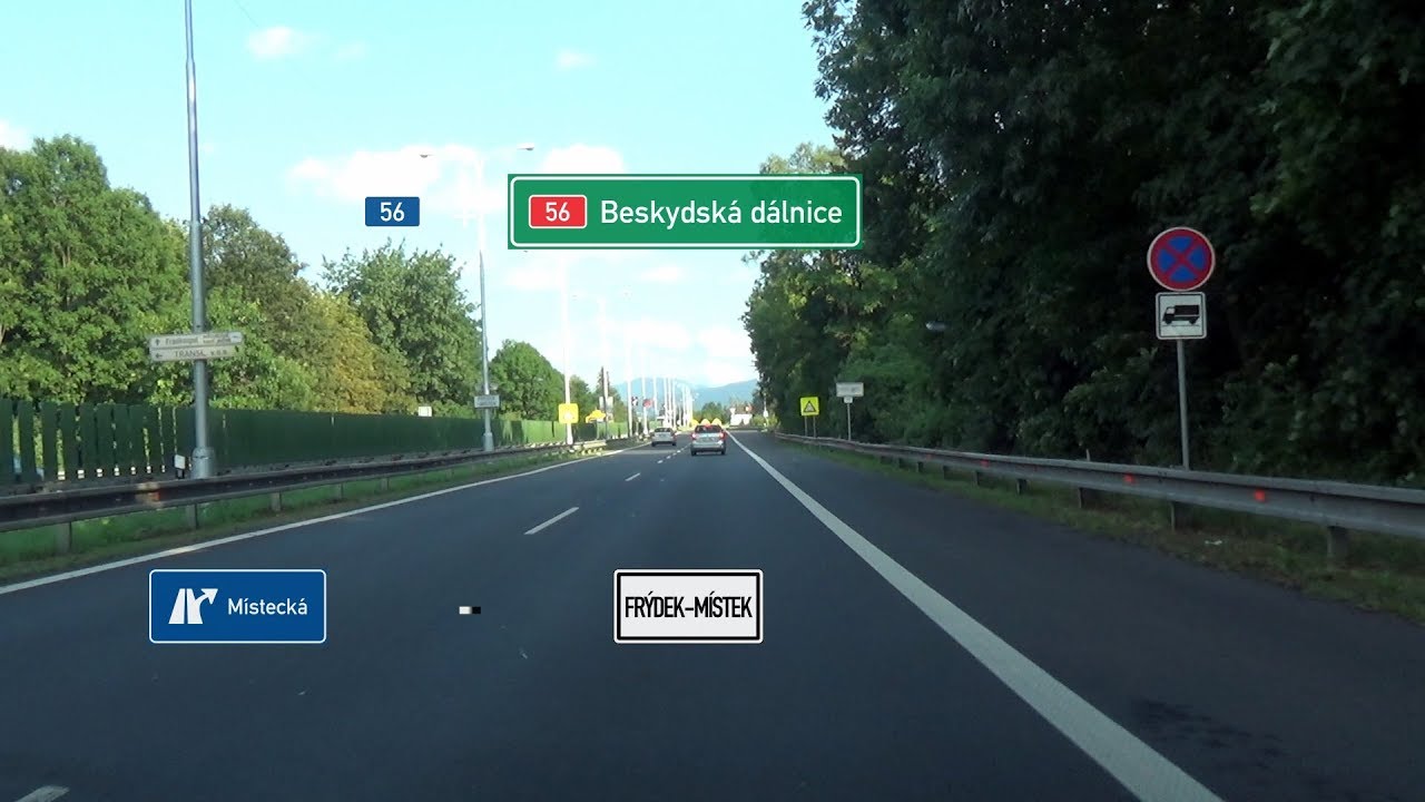 🇨🇿 I/56 + D56: (Ostrava) Místecká - Frýdek-Místek (3x)