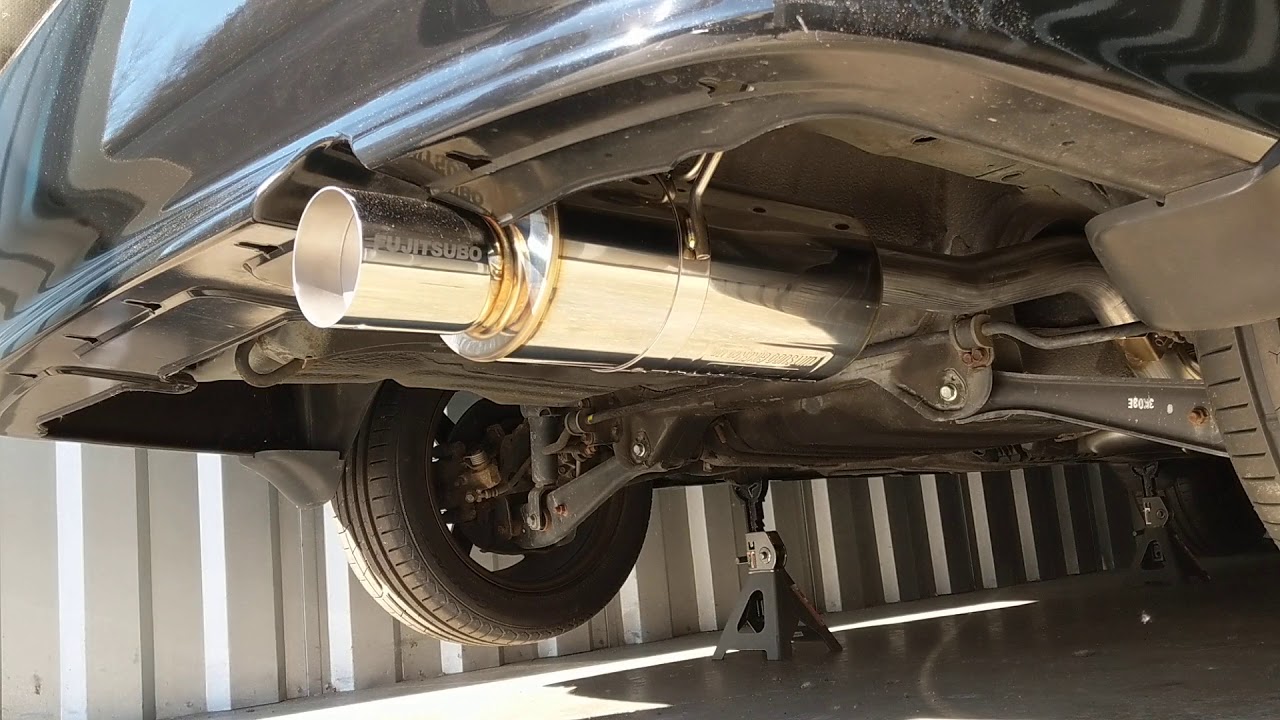 Fujitsubo Rm 01a Exhaust On A 2000 Honda Civic Si Youtube