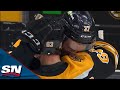 Panthers And Bruins Exchange Handshakes Following Florida