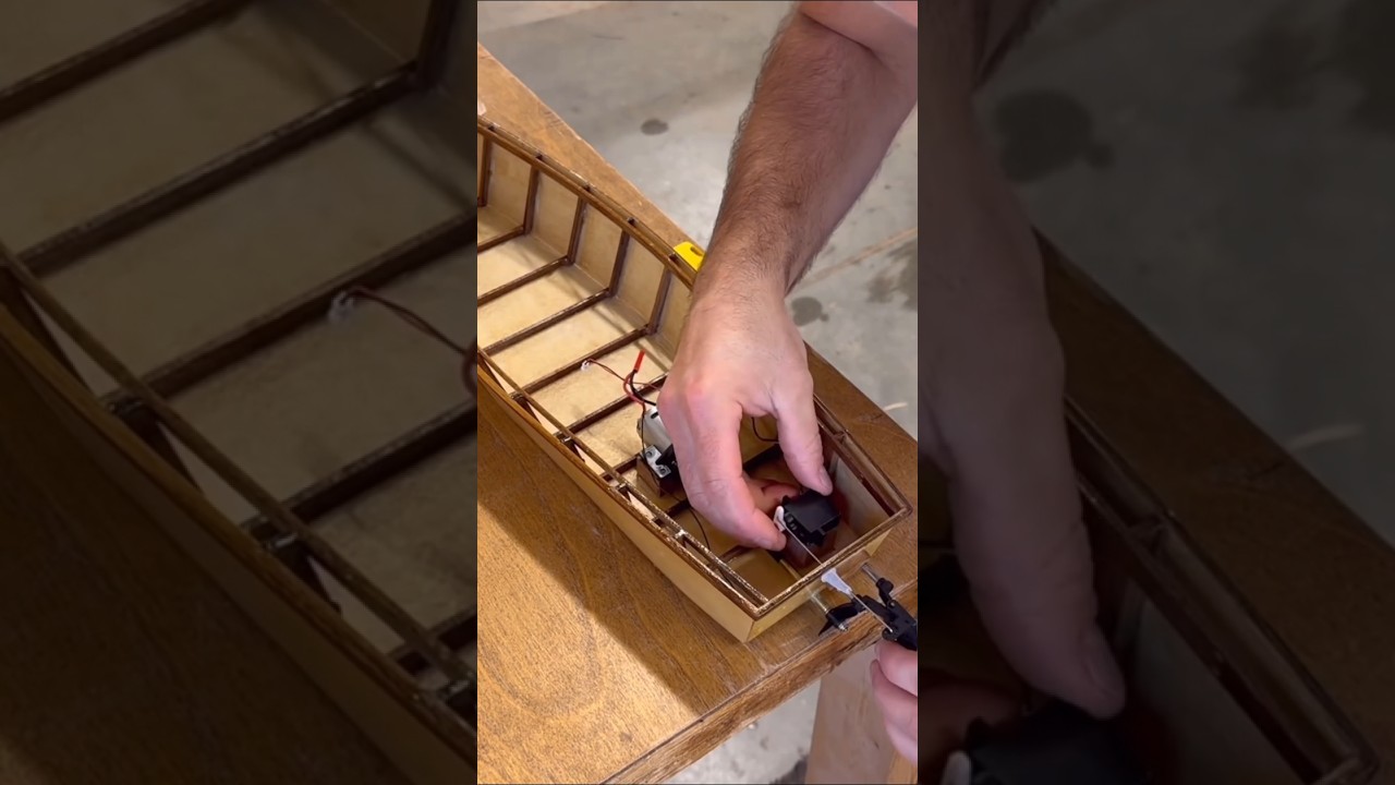 How to make a wooden boat  for children 