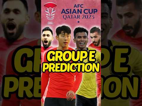 Group E Predictions – AFC Asian Cup 🇰🇷🇲🇾🇯🇴🇧🇭