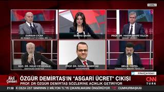 ÖZGÜR DEMİRTAŞ'TAN CNN TÜRK'E ASGARİ ÜCRET CEVABI 14.12.2021