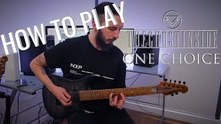 How To Play - One Choice | The Ghost Inside | Tyler Pace (Guitar Tutorial + Tabs | 2020)